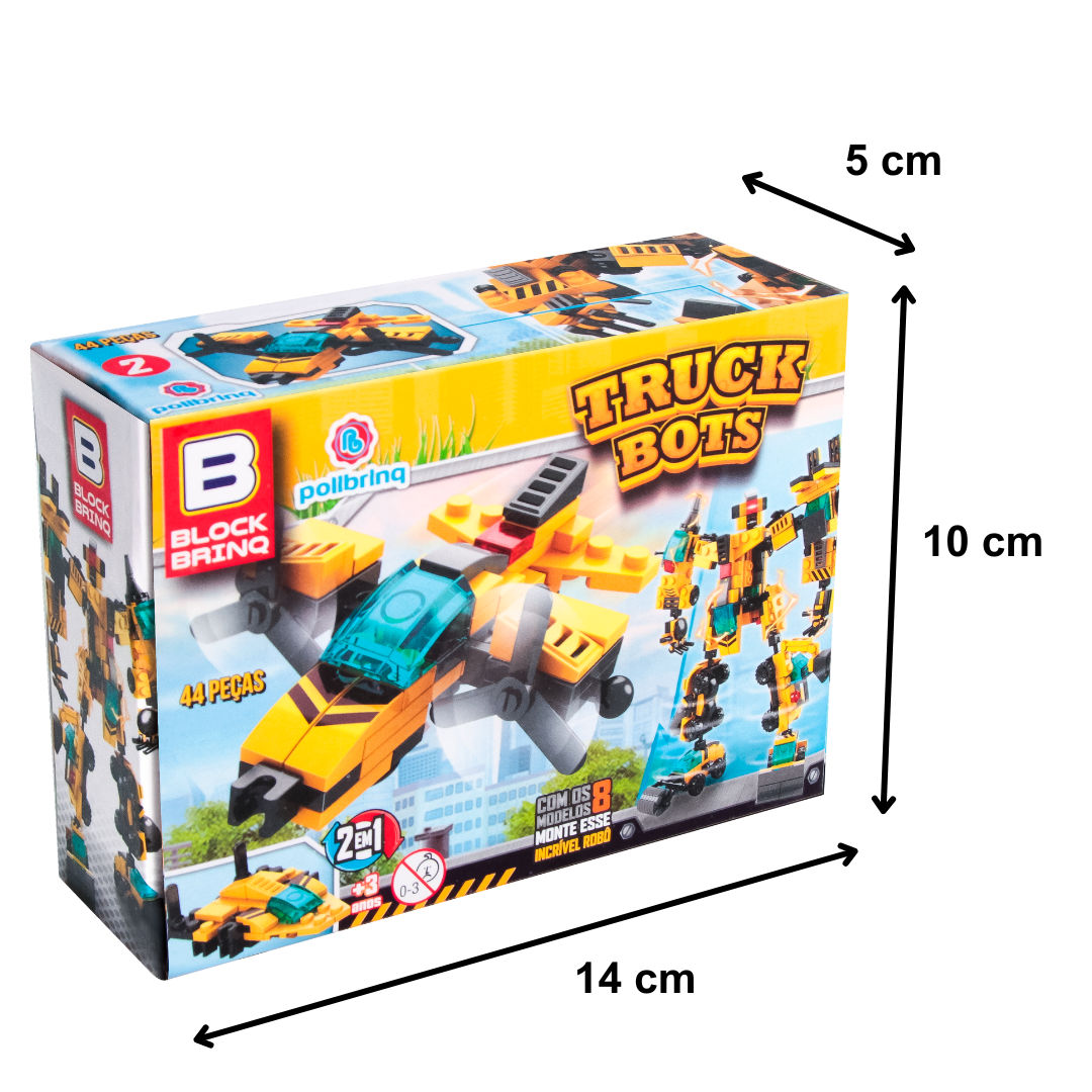 Brinquedo de Montar Truck Bots 2 - Helicóptero de Montar - Imagem 2