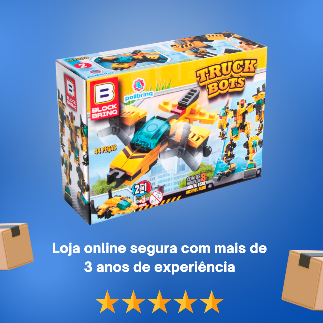 Brinquedo de Montar Truck Bots 2 - Helicóptero de Montar - Imagem 4