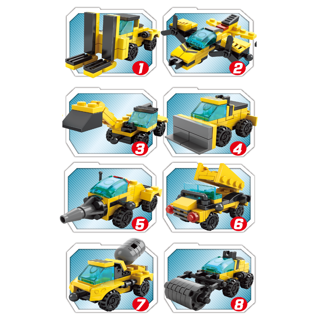 Brinquedo de Montar Truck Bots 3 - Escavadeira - Imagem 3
