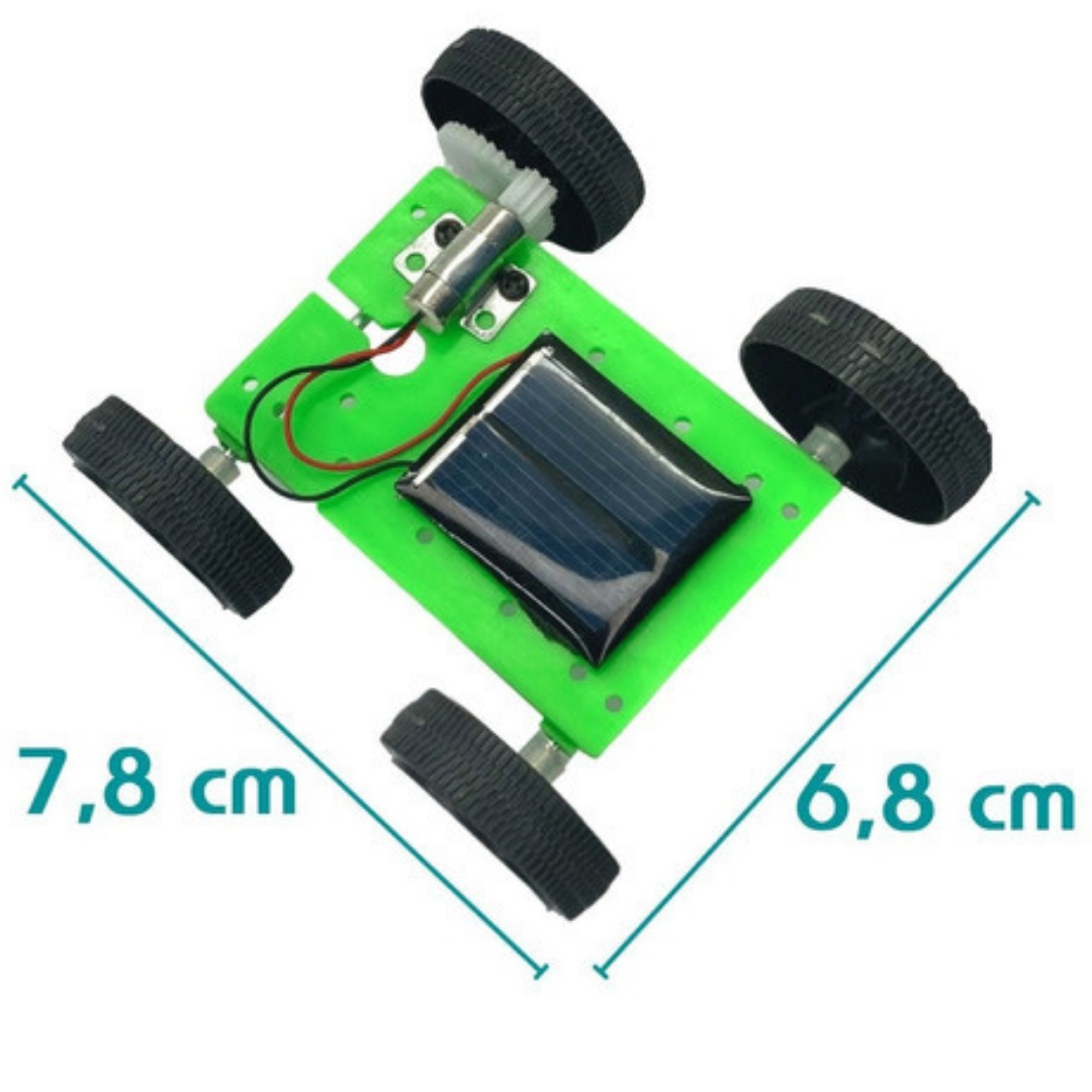 Kit de Robótica - Carrinho De Montar Movido Energia Solar - Imagem 2