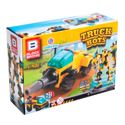 Brinquedo de Montar Truck Bots 5 - Furadeira