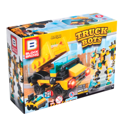 Brinquedo de Montar Truck Bots 6 - Baú