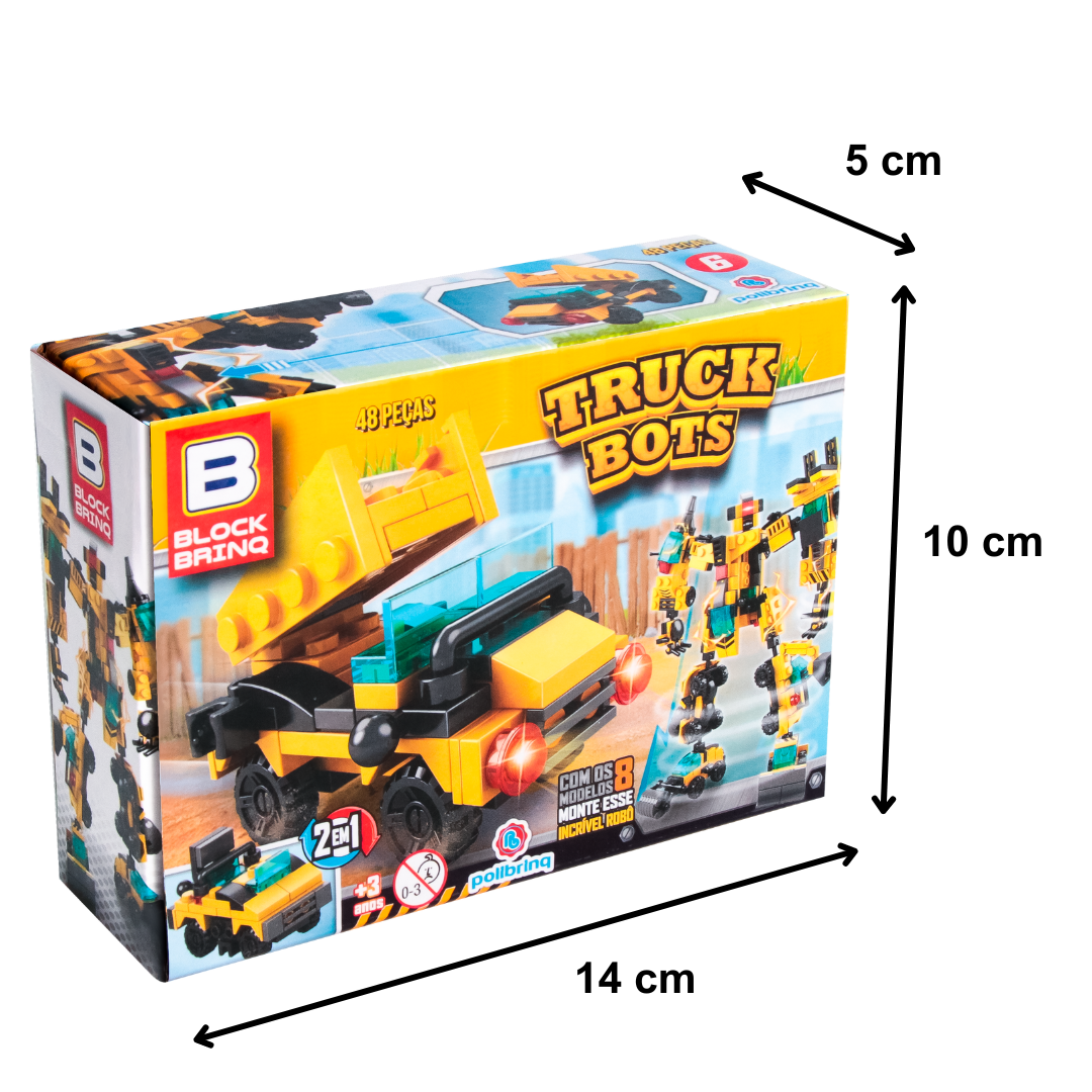 Brinquedo de Montar Truck Bots 6 - Baú - Imagem 2