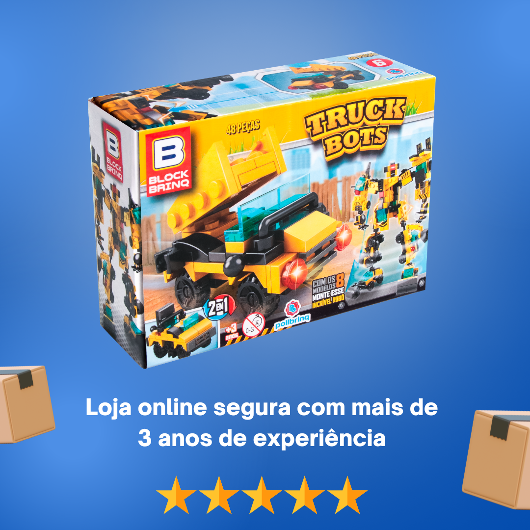 Brinquedo de Montar Truck Bots 6 - Baú - Imagem 4