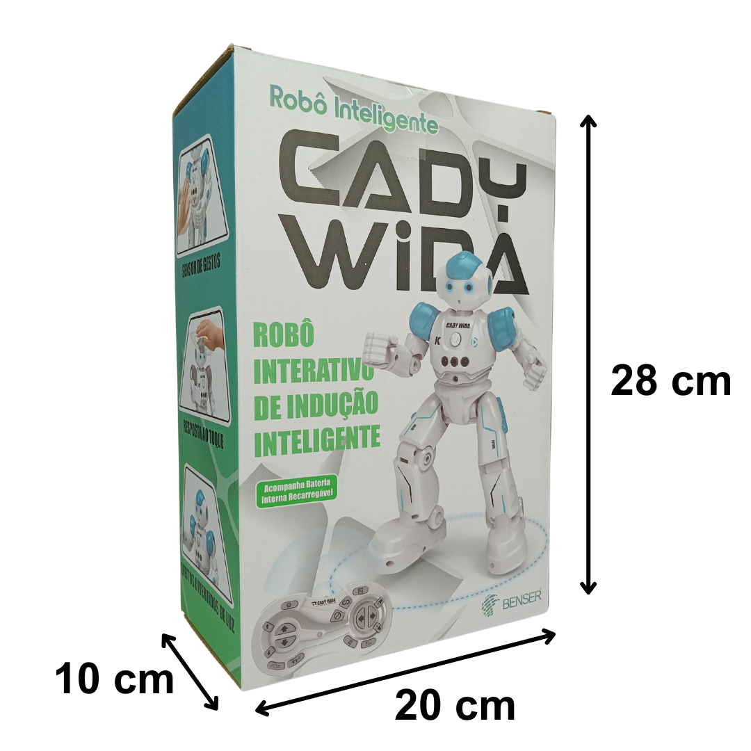 Robô Inteligente Humanoide Controle Remoto Evita Obstáculo - Imagem 3