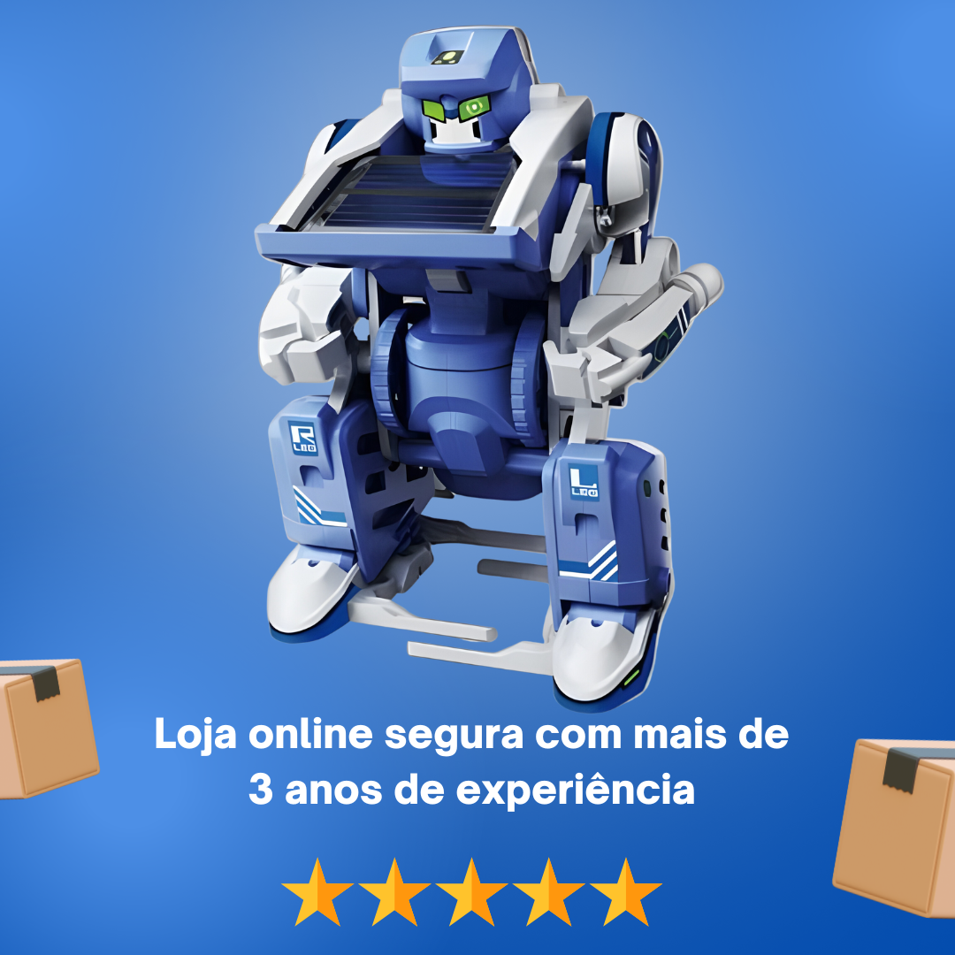 Kit de Robótica - Robô Transformers De Montar 3 Em 1 Educativo C Energia Solar - Imagem 7