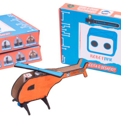 Helicóptero - Kit de Robótica Maker - Robottime Box