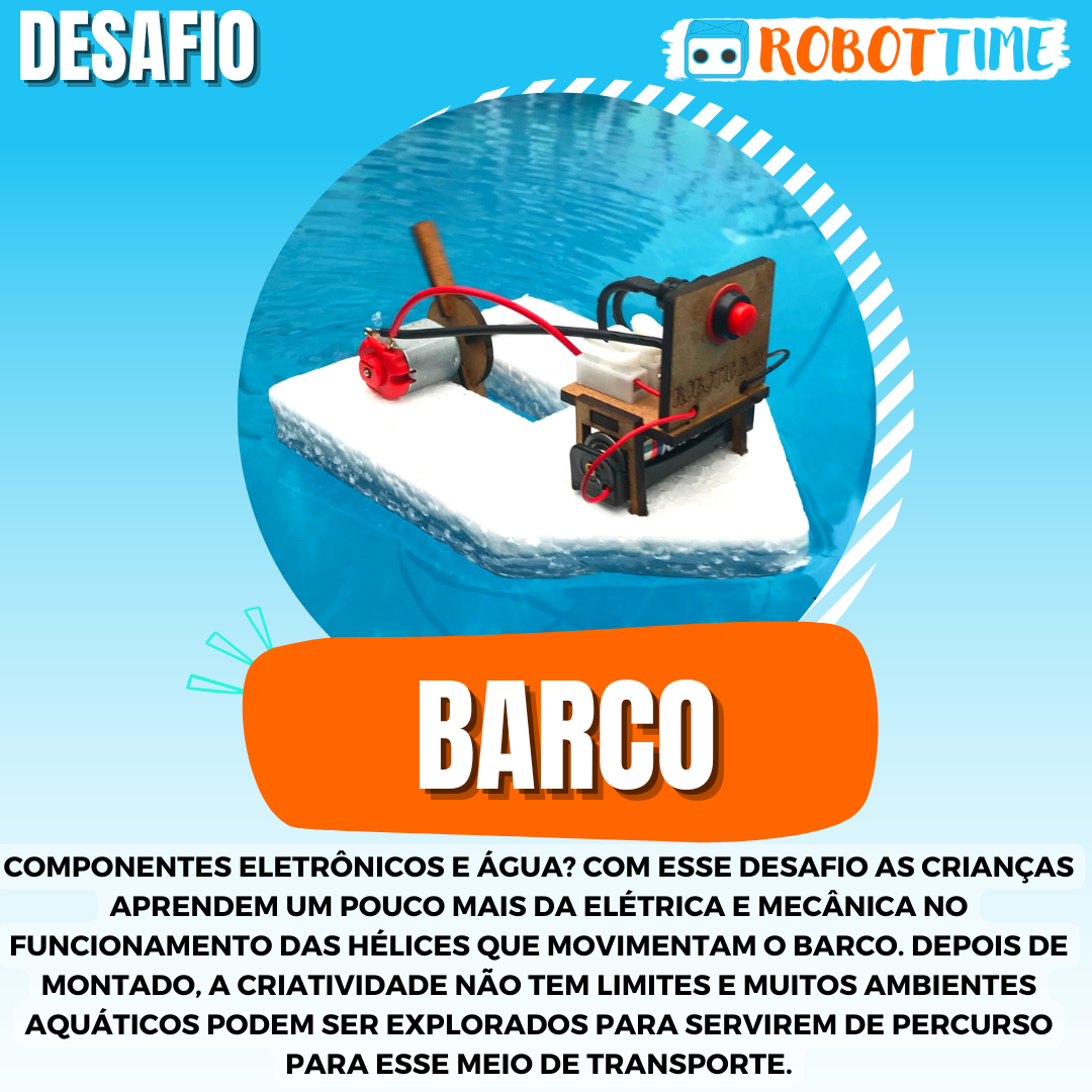 Barco - Kit de Robótica Maker - Robottime Box - Imagem 8