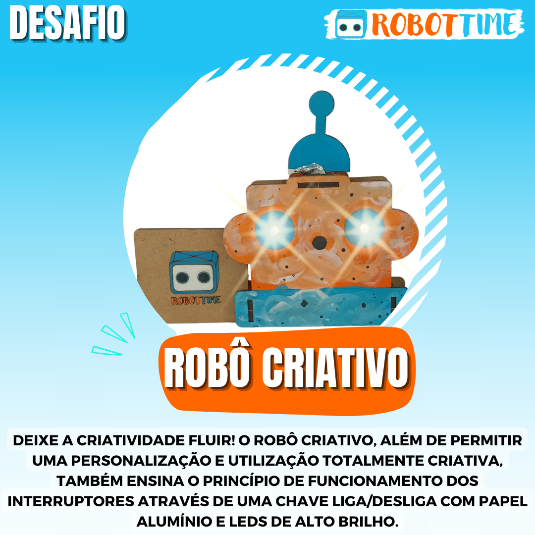 Robô Criativo - Kit de Robótica Maker - Robottime Box - Imagem 8