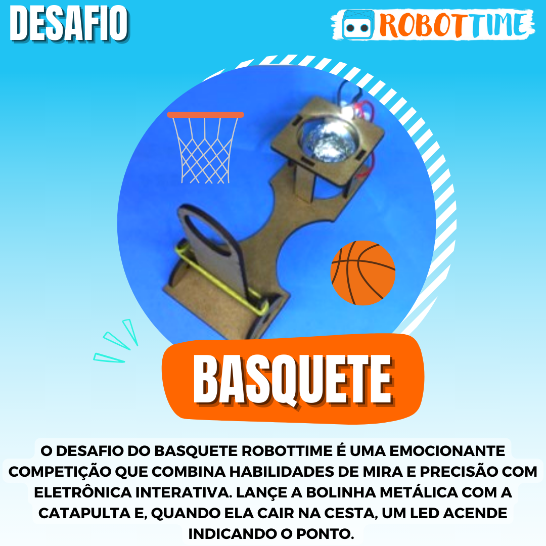 Basquete Inteligente - Kit de Robótica Maker Robottime Box - Imagem 8