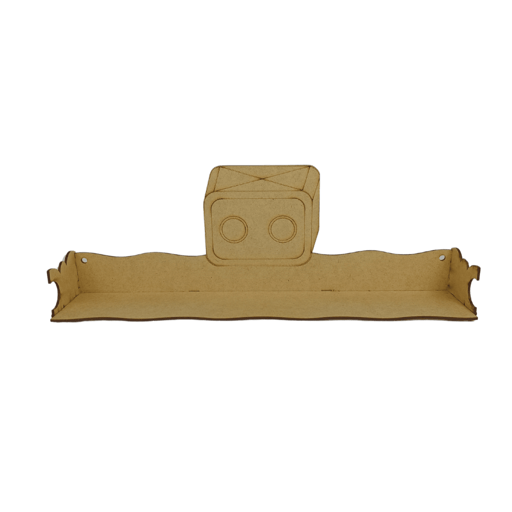 Prateleira robô laser