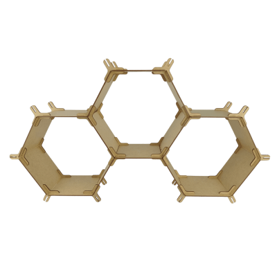 Hexágono estante