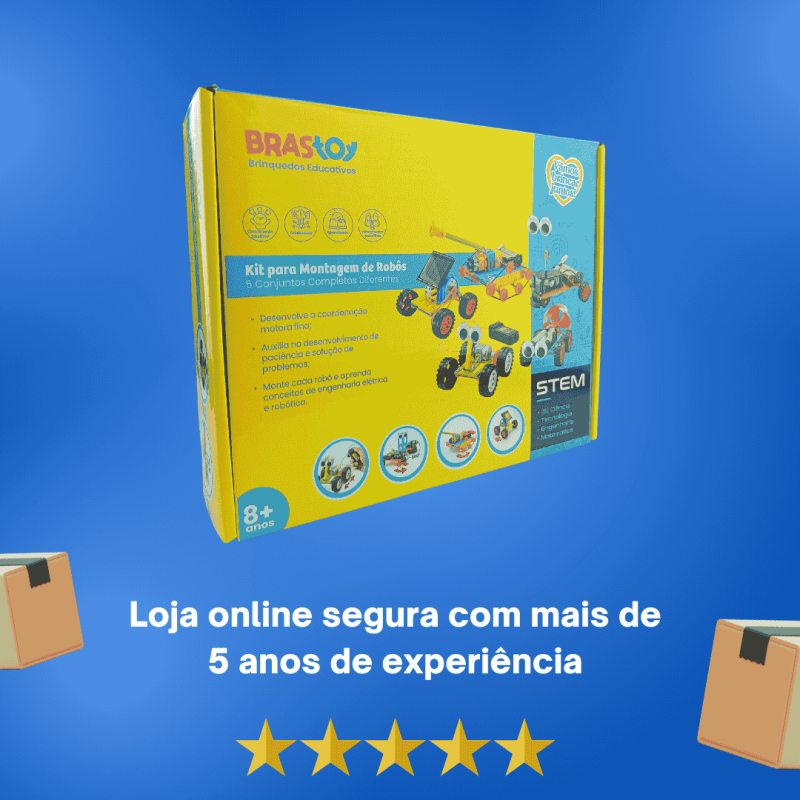Montagem de veículos robôs 5 em 1