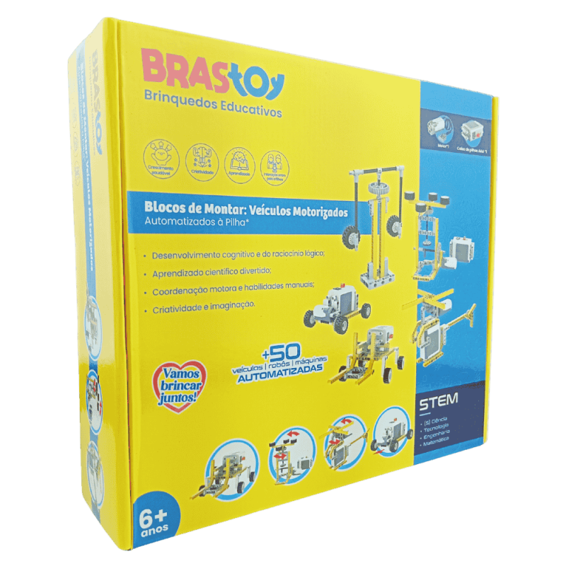 Kit de Robótica – Veículos Motorizados – Blocos de montar compatível ...