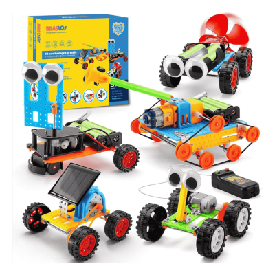 Montagem de veículos robôs 5 em 1