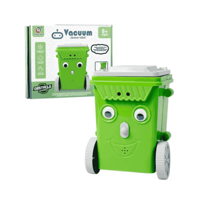 Brinquedo Educativo - Robô de Limpeza - Aspirador de Pó