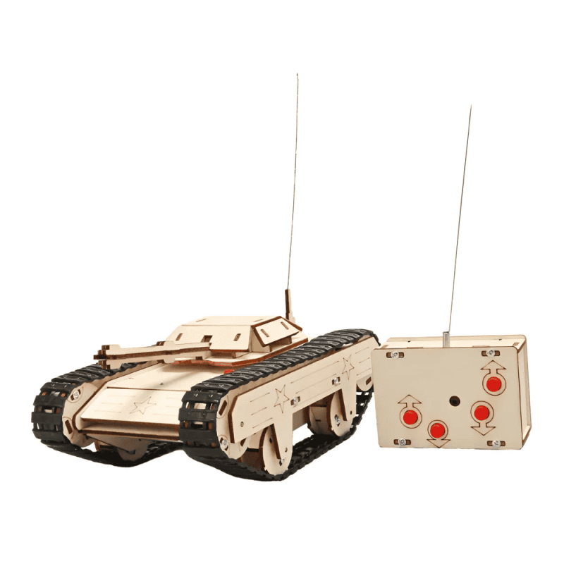 Kit de Robótica - Tanque de Guerra com controle remoto - Diy