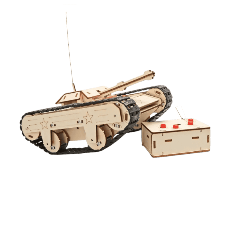 Kit de Robótica - Tanque de Guerra com controle remoto - Diy