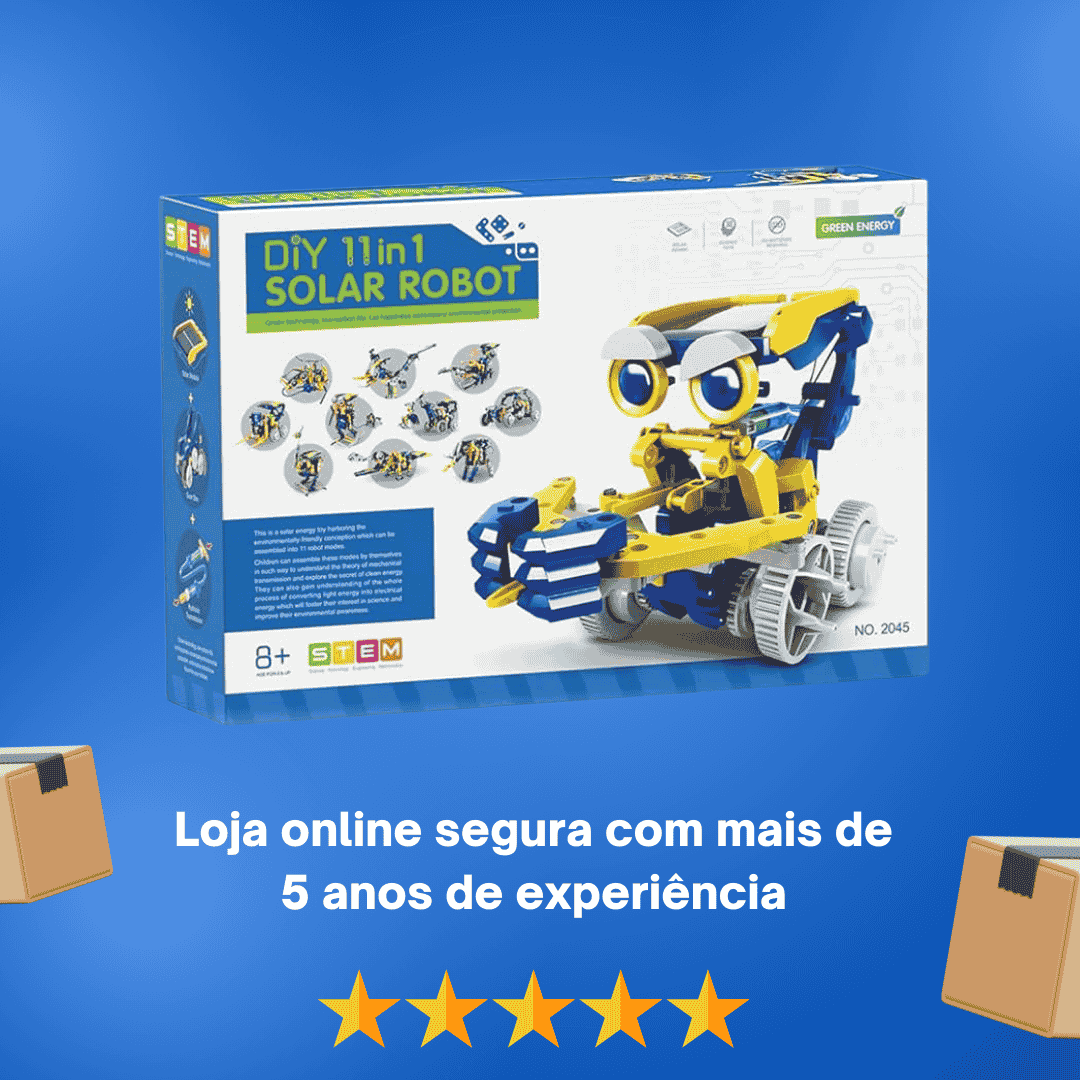 Animais e Máquinas 11 em 1 Solar