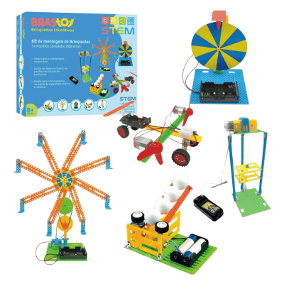 Kit de Robótica - Parque de Diversões 5 em 1 - STEM