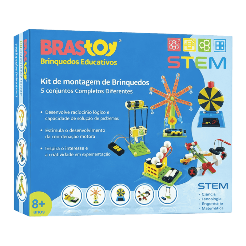 Kit de Robótica - Parque de Diversões 5 em 1 - STEM