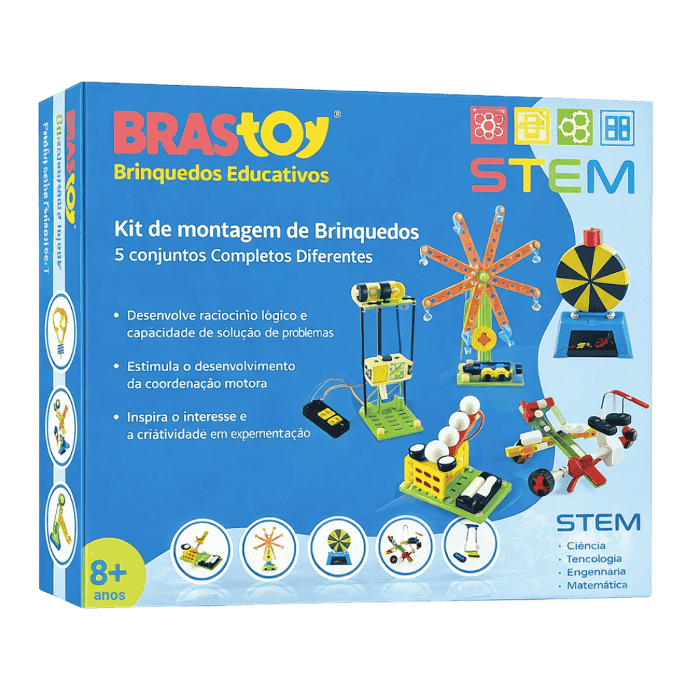 Kit de Robótica - Parque de Diversões 5 em 1 - STEM