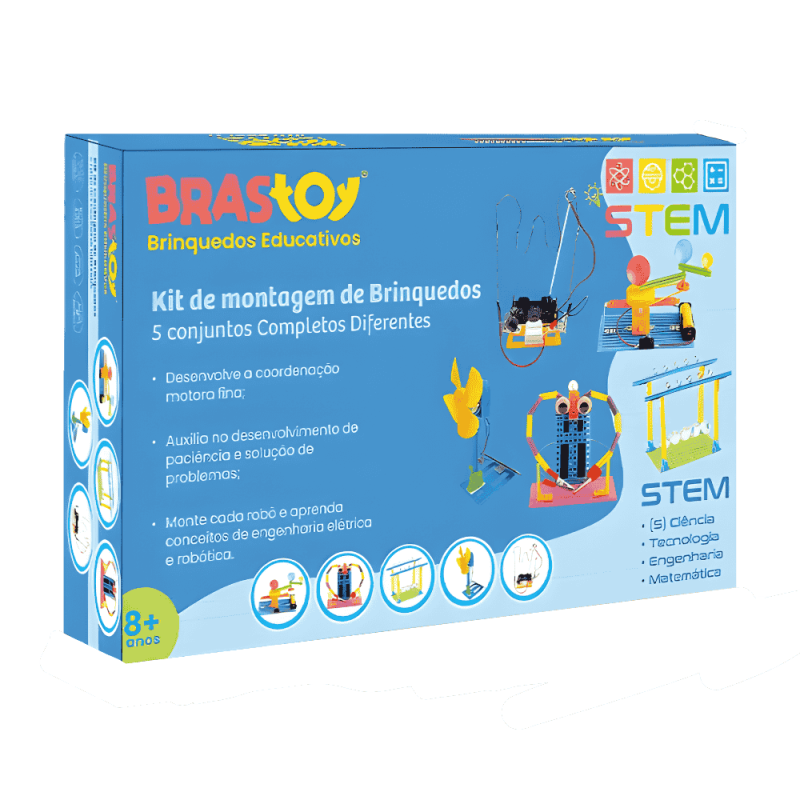 Kit de Robótica - Experimentos Científicos 5 em 1 - STEM