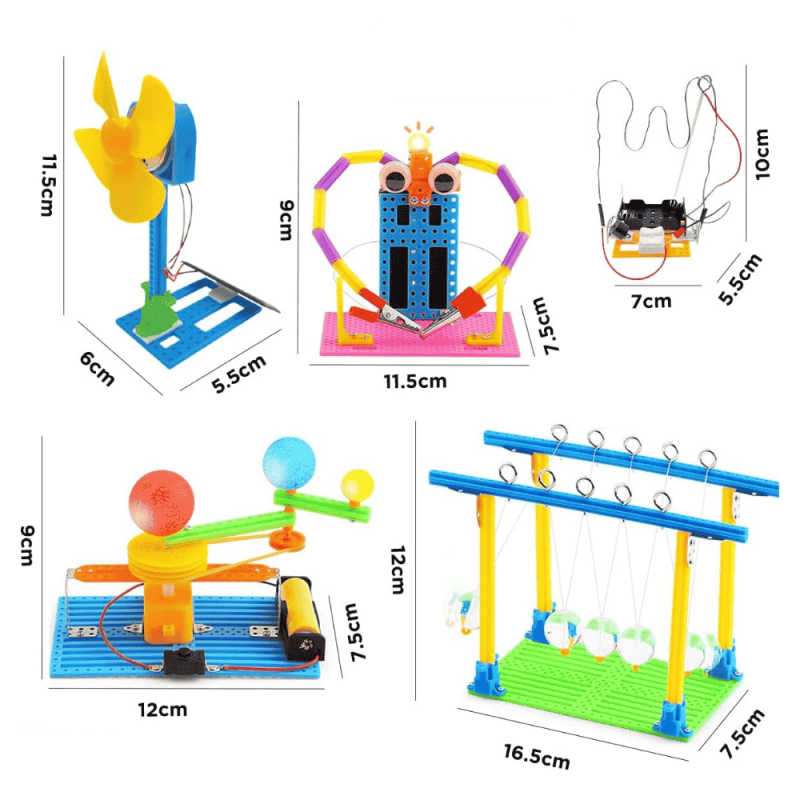 Kit de Robótica - Experimentos Científicos 5 em 1 - STEM