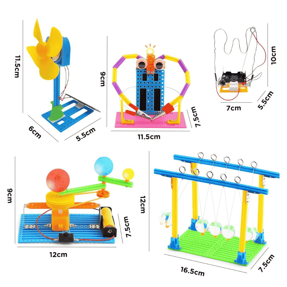 Kit de Robótica - Experimentos Científicos 5 em 1 - STEM