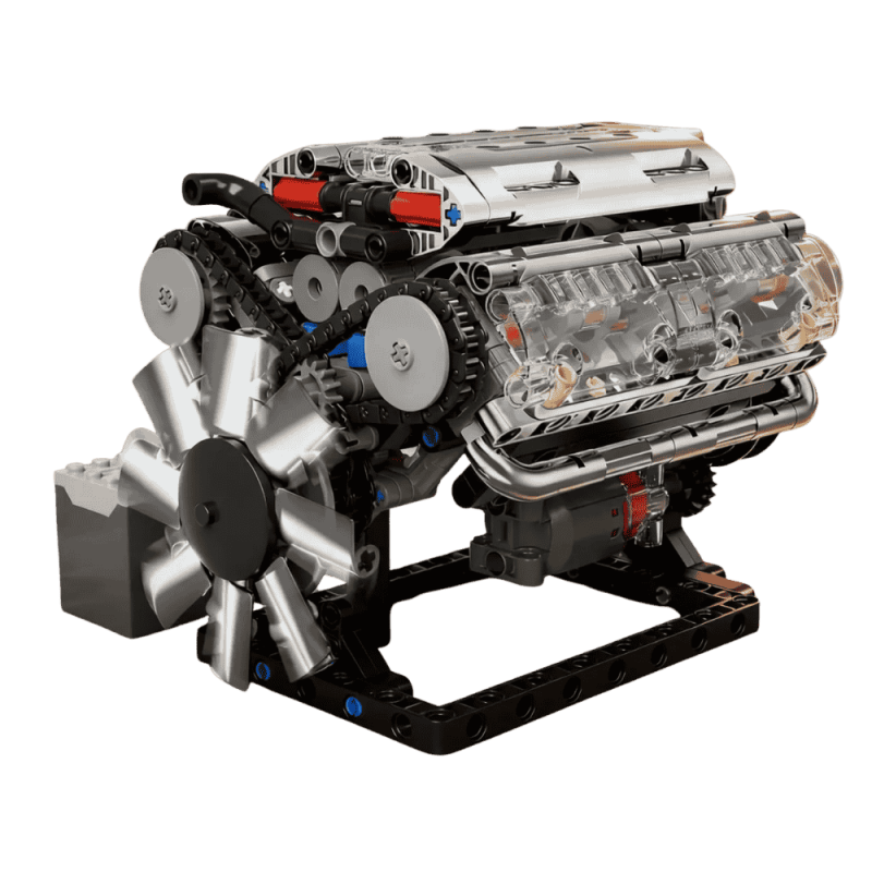 Kit de Robótica – Motor V8 Supercharger – Conjunto de Blocos de ...