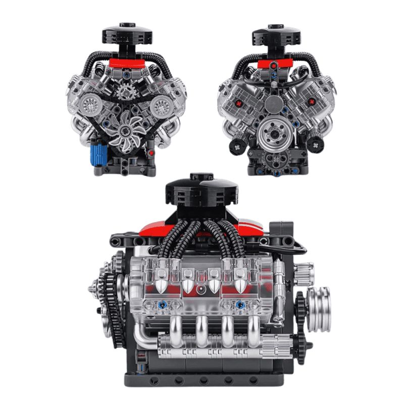 Kit de Robótica – Motor V8 Supercharger – Conjunto de Blocos de ...