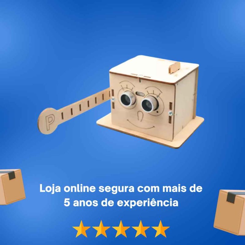 Kit de Robótica - Cancela Automática de Estacionamento - DIY